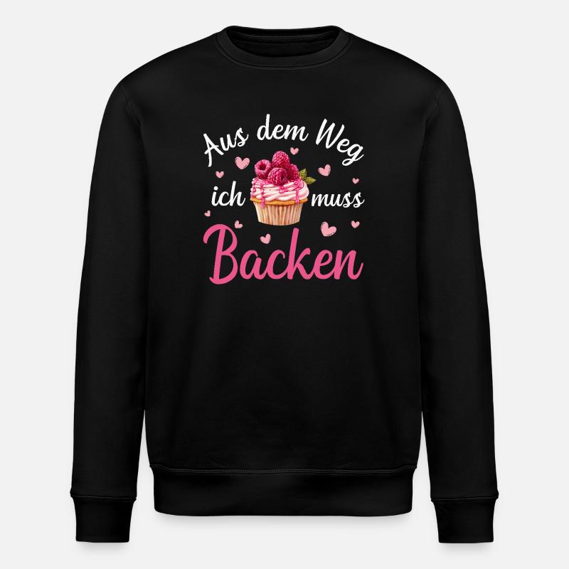 Baking Baker Baker - Stanley/Stella ROLLER Unisex Organic Sweatshirt - black