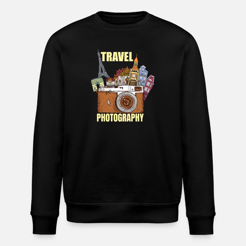 Travel Photography - Stanley/Stella Unisex Bio-Sweatshirt ROLLER - Schwarz