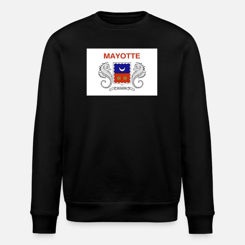 Mayotte - Stanley/Stella ROLLER Unisex Organic Sweatshirt - black