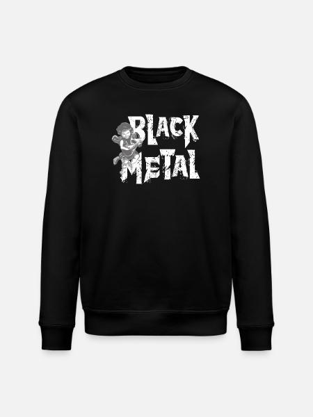 BLACK METAL - Stanley/Stella ROLLER Unisex Organic Sweatshirt - black