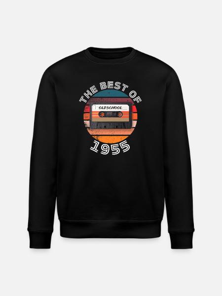 Le meilleur de 1955 - Sweat bio ROLLER Stanley/Stella Unisexe - noir