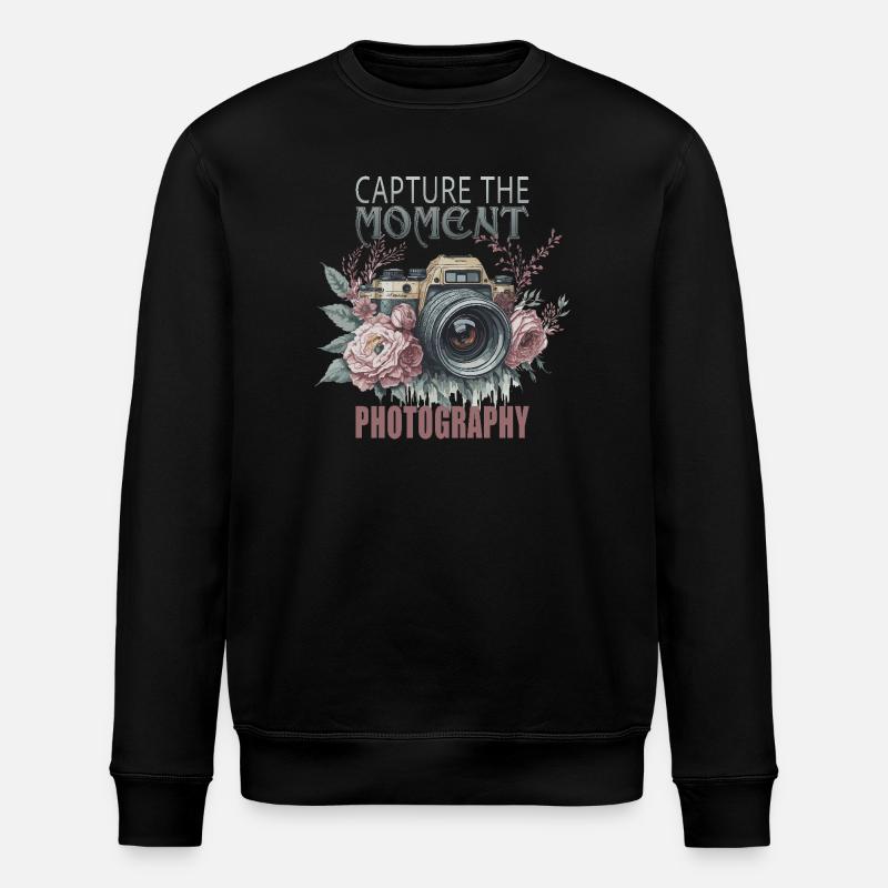 Capture the Moment - Stanley/Stella Unisex Bio-Sweatshirt ROLLER - Schwarz