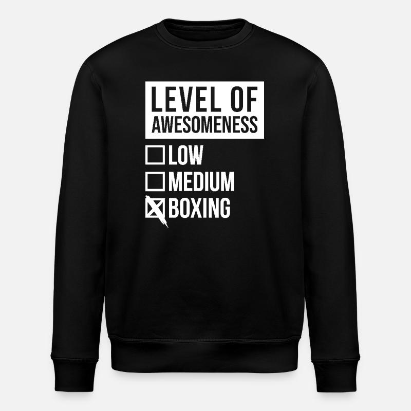 Boxing - Stanley/Stella ROLLER Unisex Organic Sweatshirt - black