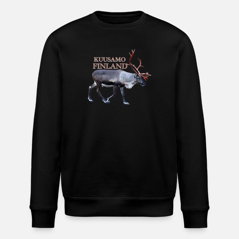 Kuusamo - Stanley/Stella ROLLER Unisex Organic Sweatshirt - black