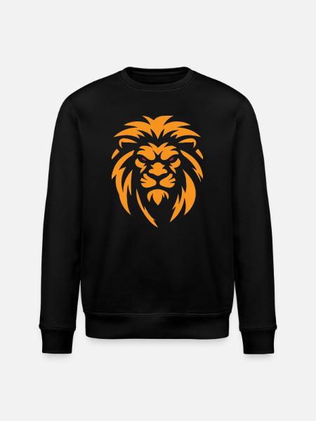 Angry Lion - Stanley/Stella ROLLER Unisex Organic Sweatshirt - black