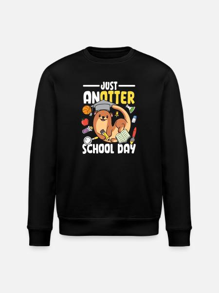 Just anotter school day - Stanley/Stella Unisex Bio-Sweatshirt ROLLER - Schwarz