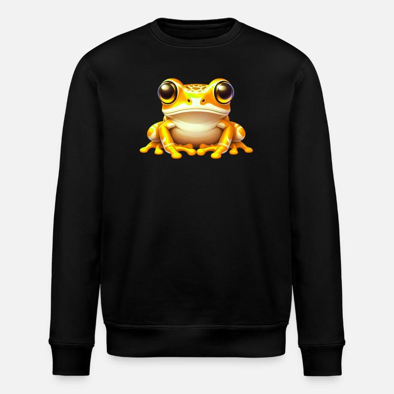 Grenouille - Sweat bio ROLLER Stanley/Stella Unisexe - noir