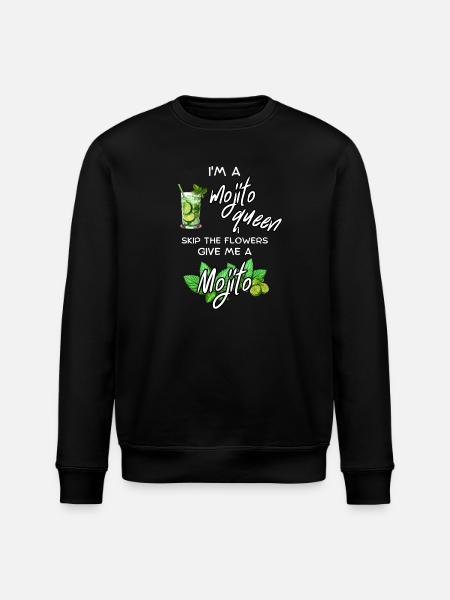 Mojito Queen - Stanley/Stella ROLLER Unisex Organic Sweatshirt - black