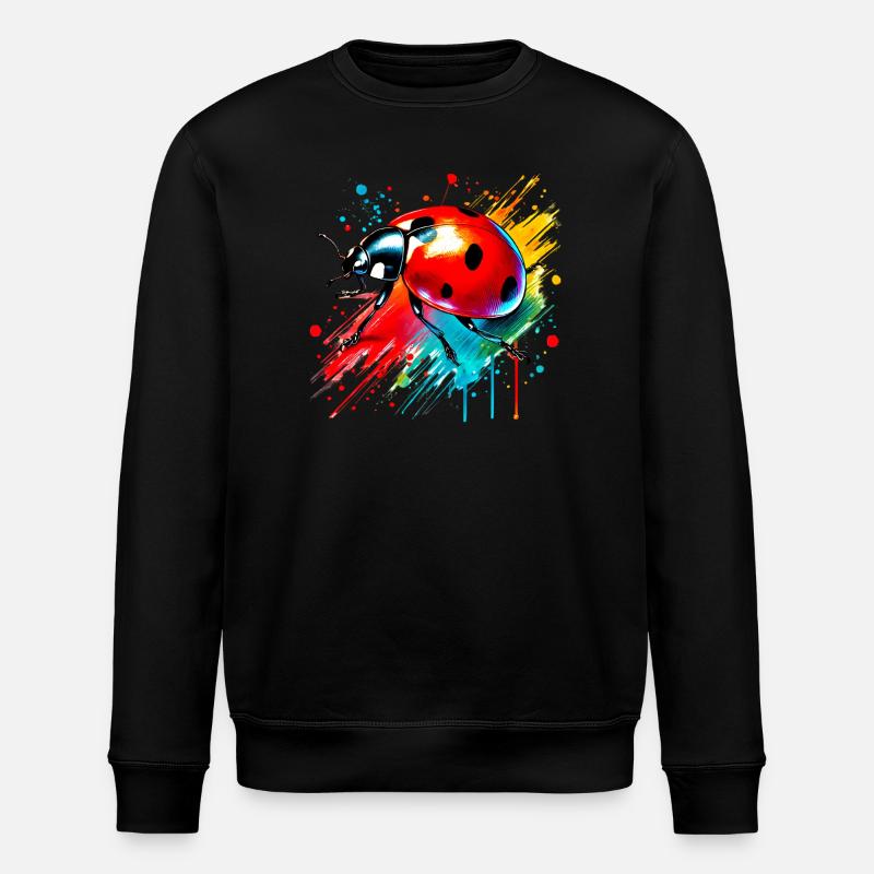 Ladybird - Stanley/Stella ROLLER Unisex Organic Sweatshirt - black
