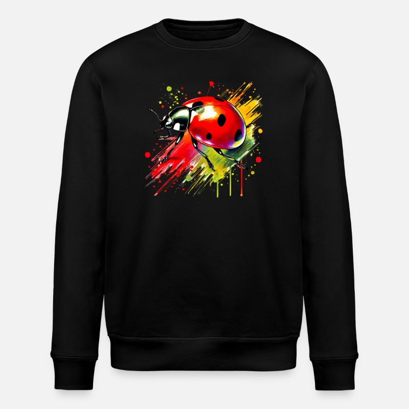 Ladybird - Stanley/Stella ROLLER Unisex Organic Sweatshirt - black