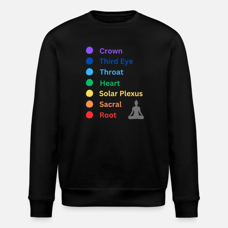 Chakra - Stanley/Stella Unisex Bio-Sweatshirt ROLLER - Schwarz
