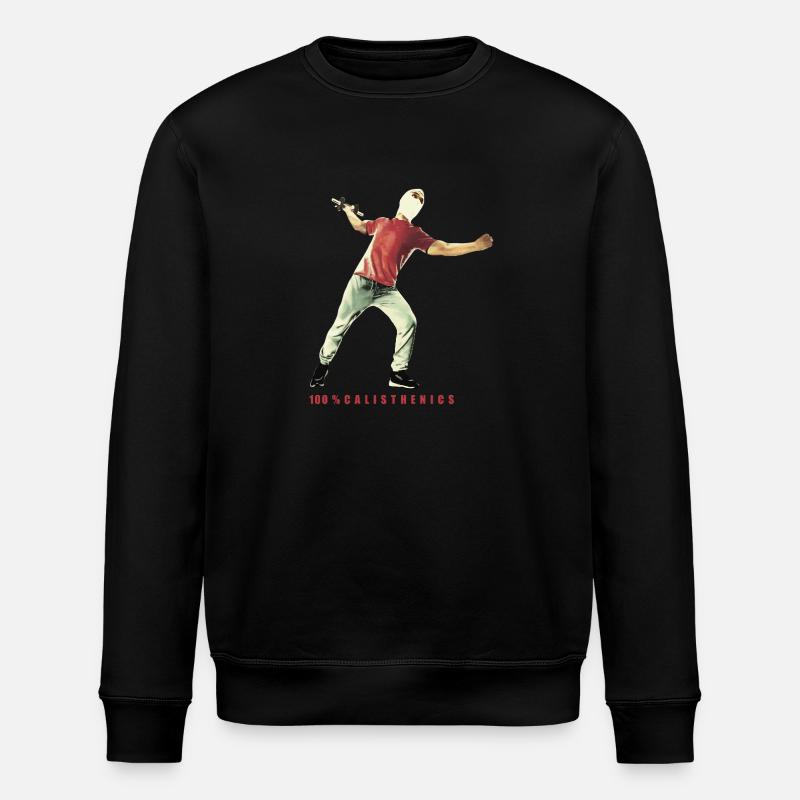 Calisthenics - Training mit Körpergewicht - Stanley/Stella Unisex Bio-Sweatshirt ROLLER - Schwarz