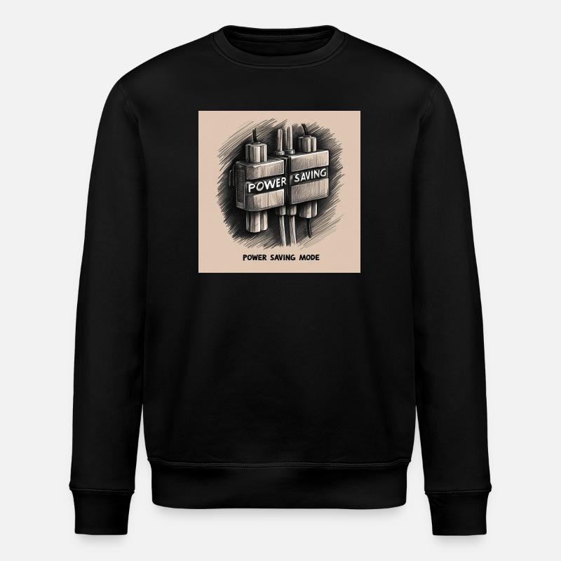 Energiesparmodus - Stanley/Stella Unisex Bio-Sweatshirt ROLLER - Schwarz