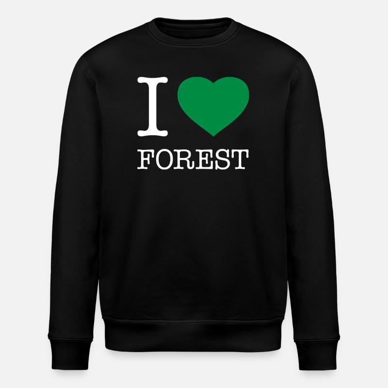 J’ADORE LA FORÊT - Sweat bio ROLLER Stanley/Stella Unisexe - noir