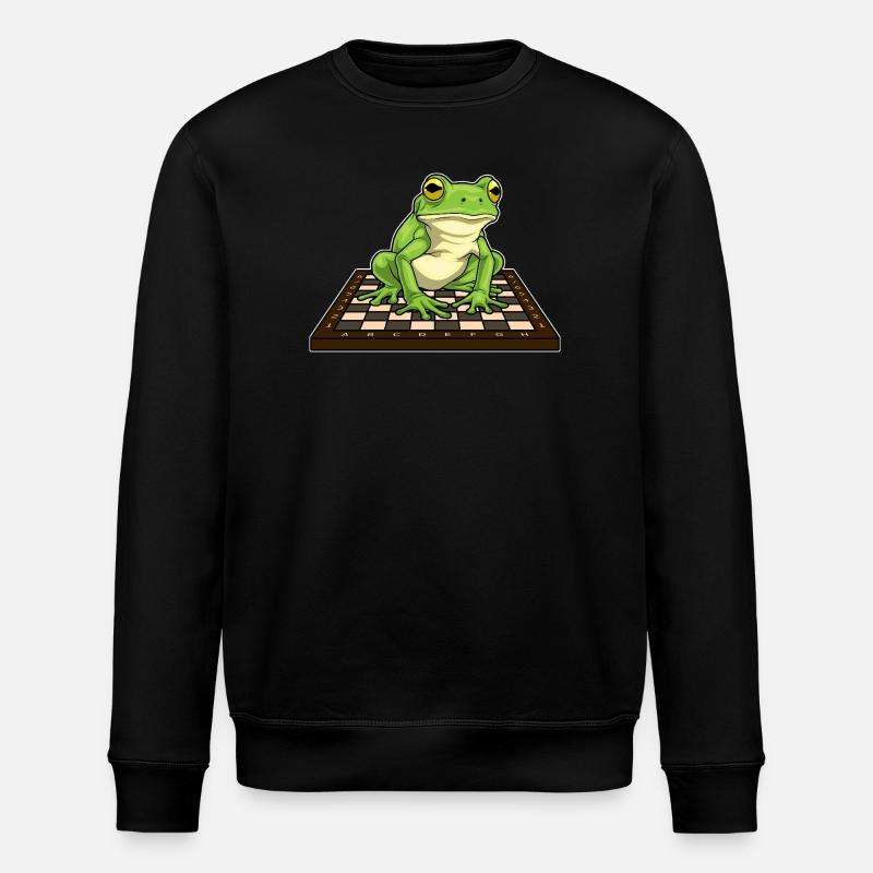 Grenouille Échiquier Échecs - Sweat bio ROLLER Stanley/Stella Unisexe - noir