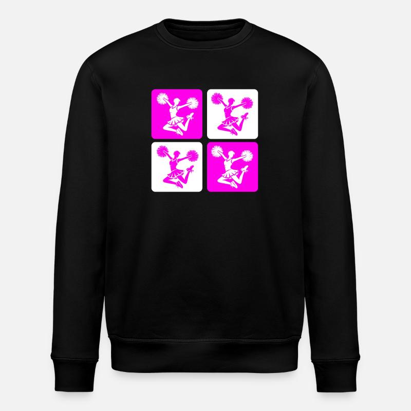 Cheerleader Design - Stanley/Stella ROLLER Unisex Organic Sweatshirt - black