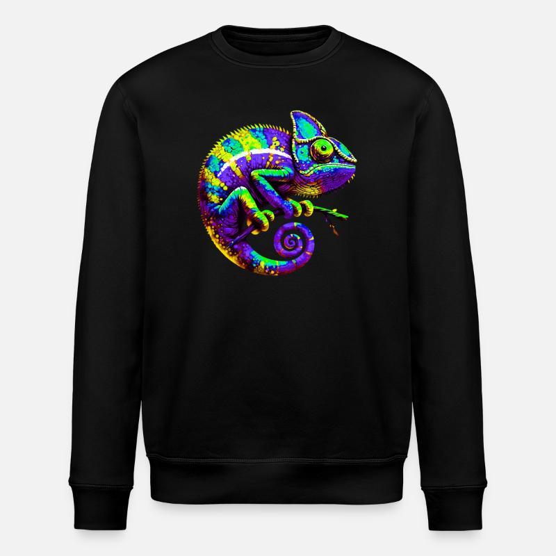 Chamäleon - Stanley/Stella Unisex Bio-Sweatshirt ROLLER - Schwarz