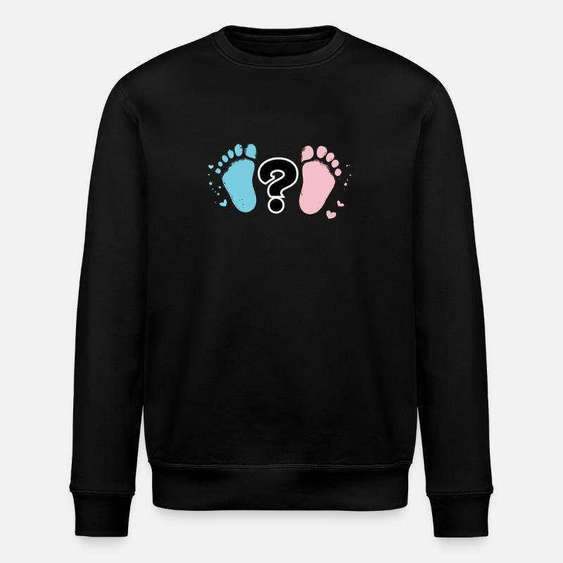 Empreintes Bébé Pastel et Question - Sweat bio ROLLER Stanley/Stella Unisexe - noir