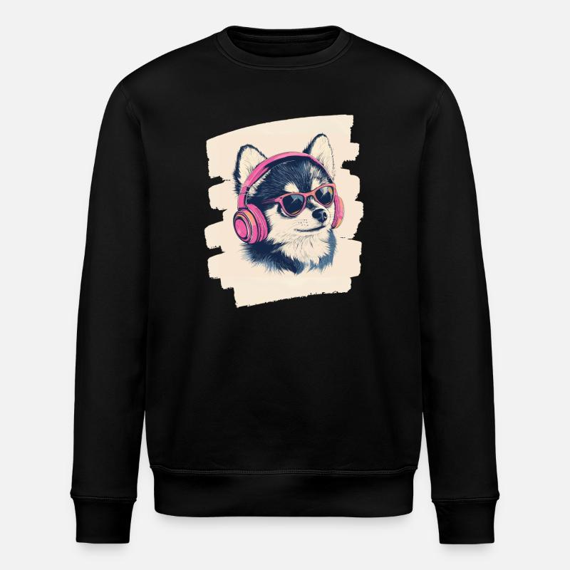 Pomsky - Sweat bio ROLLER Stanley/Stella Unisexe - noir