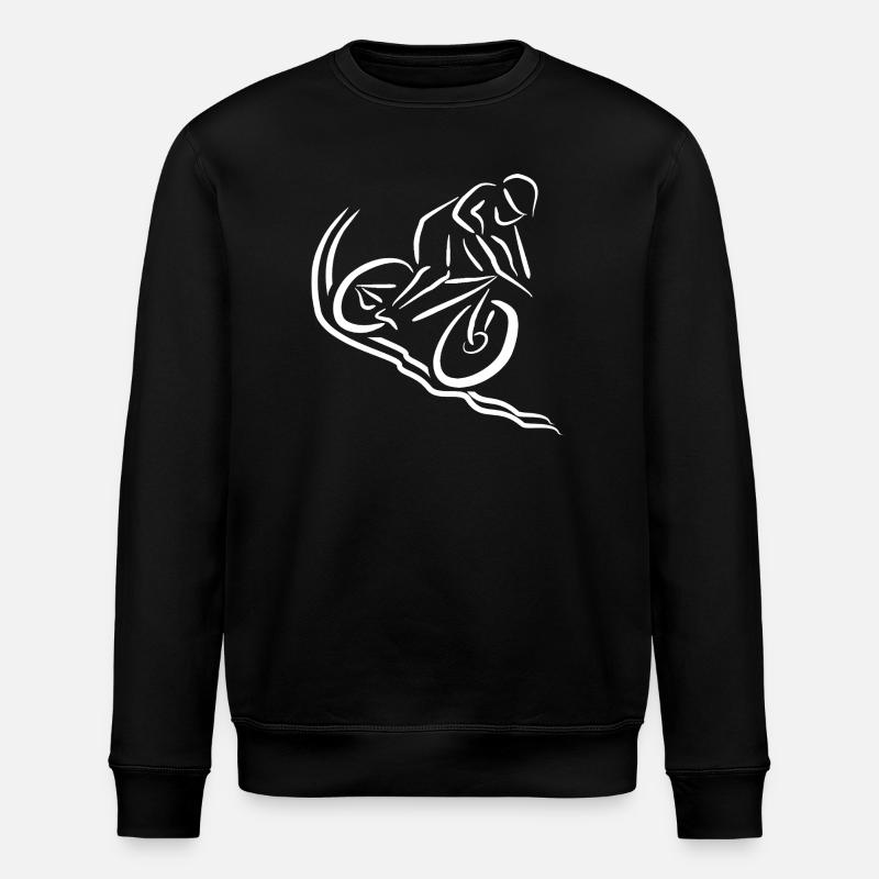 Motif VTT Downhill Cadeau - Sweat bio ROLLER Stanley/Stella Unisexe - noir
