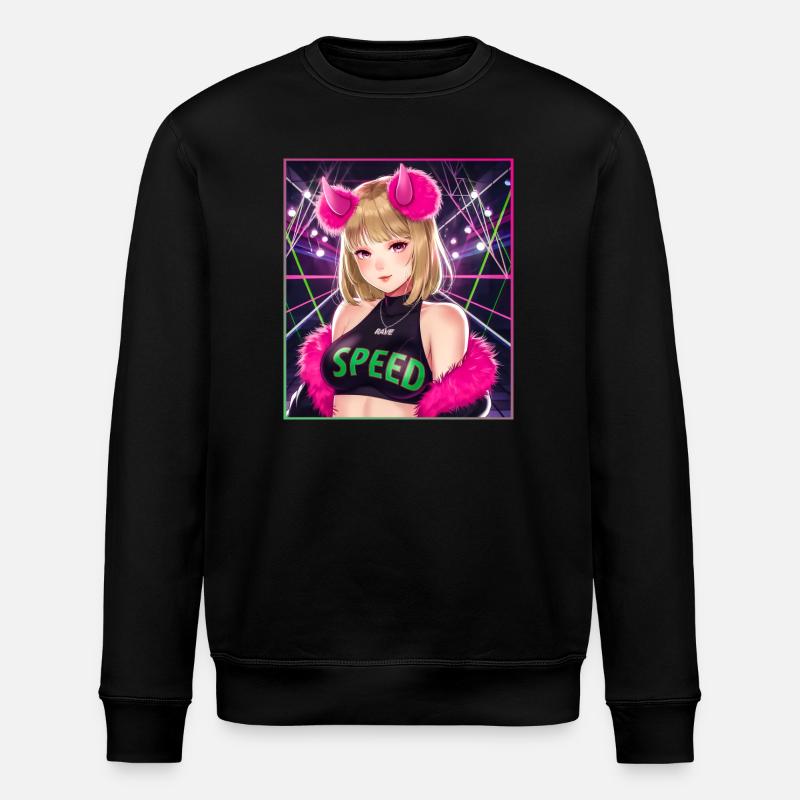 Fille rave - Sweat bio ROLLER Stanley/Stella Unisexe - noir