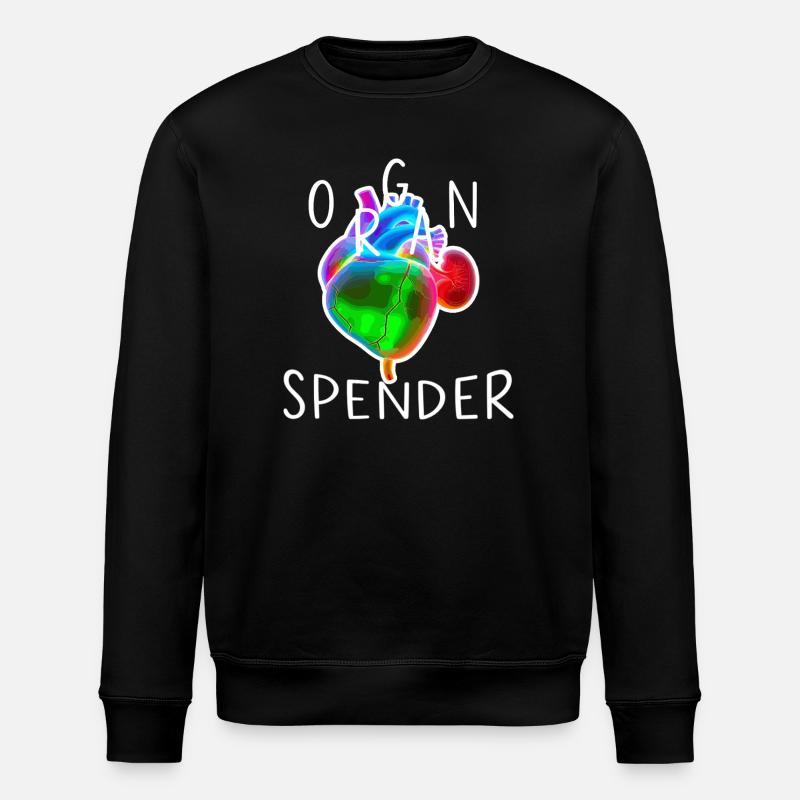 Organ Donor - Stanley/Stella ROLLER Unisex Organic Sweatshirt - black