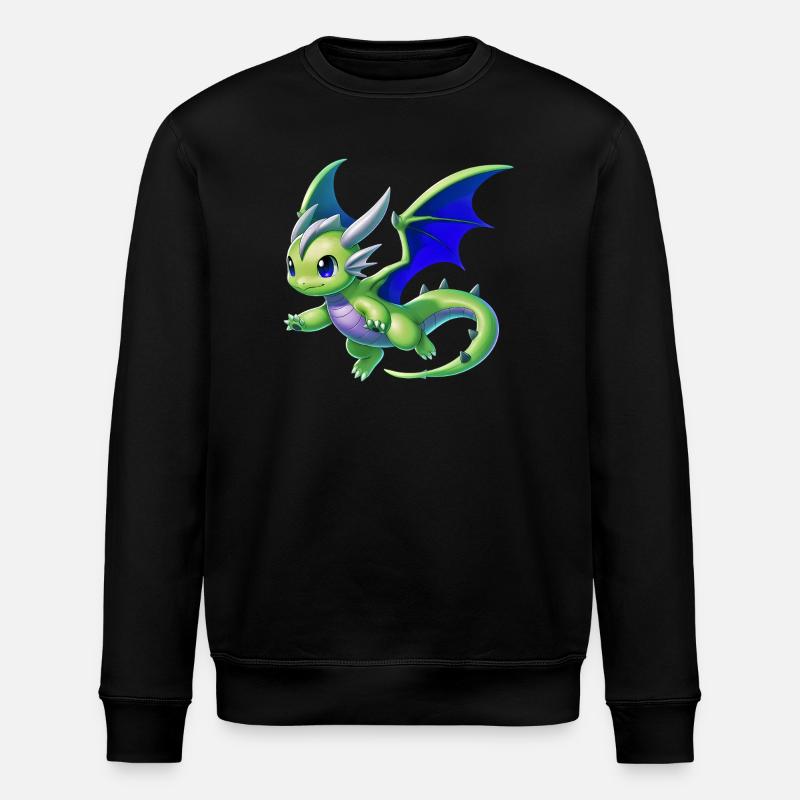 Dragon - Stanley/Stella ROLLER Unisex Organic Sweatshirt - black