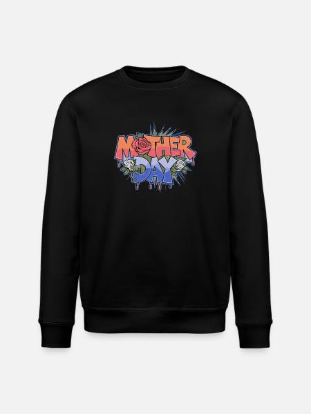 Graffiti Mother Day - Stanley/Stella ROLLER Unisex Organic Sweatshirt - black