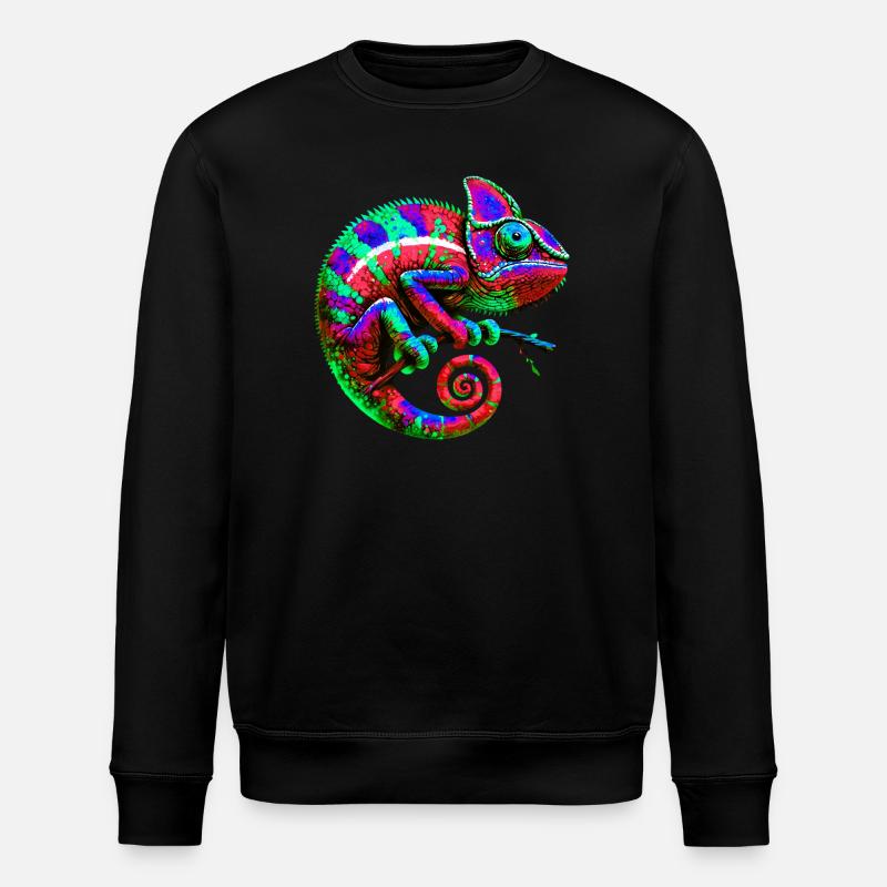 Chamäleon - Stanley/Stella Unisex Bio-Sweatshirt ROLLER - Schwarz