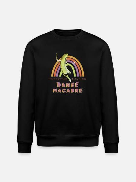 Funny Dancing Banana - Stanley/Stella ROLLER Unisex Organic Sweatshirt - black
