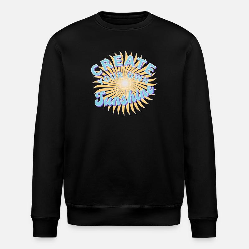 Faites votre propre rayon de soleil - Sweat bio ROLLER Stanley/Stella Unisexe - noir