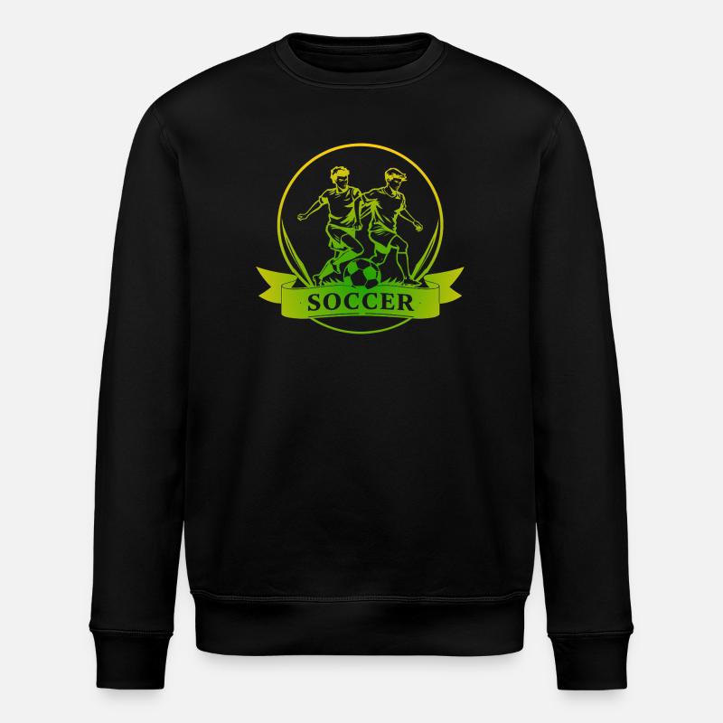 Fußballer Logo - Stanley/Stella Unisex Bio-Sweatshirt ROLLER - Schwarz