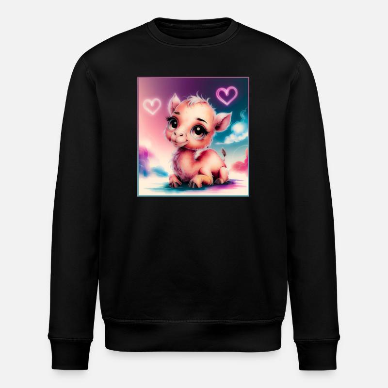 Baby Kamel - Stanley/Stella Unisex Bio-Sweatshirt ROLLER - Schwarz