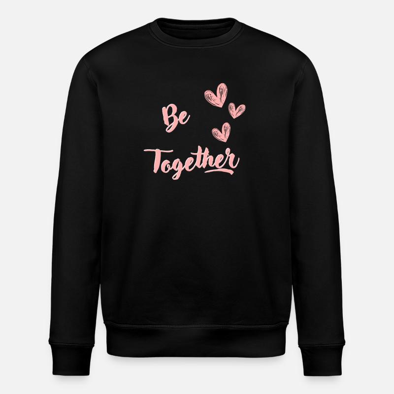 BE TOGETHER bis - Stanley/Stella ROLLER Unisex Organic Sweatshirt - black