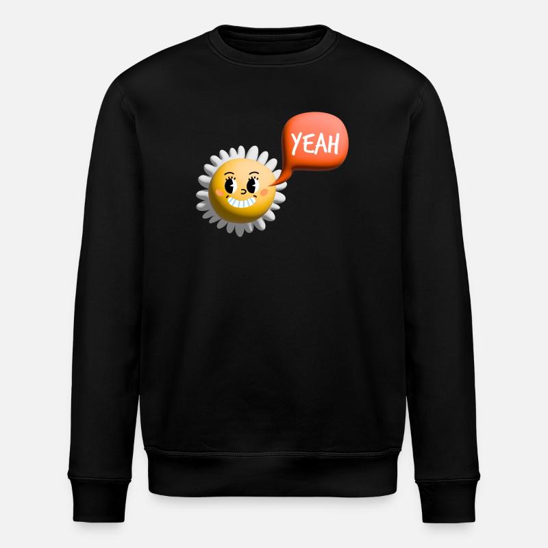 Soleil 3D - Sweat bio ROLLER Stanley/Stella Unisexe - noir