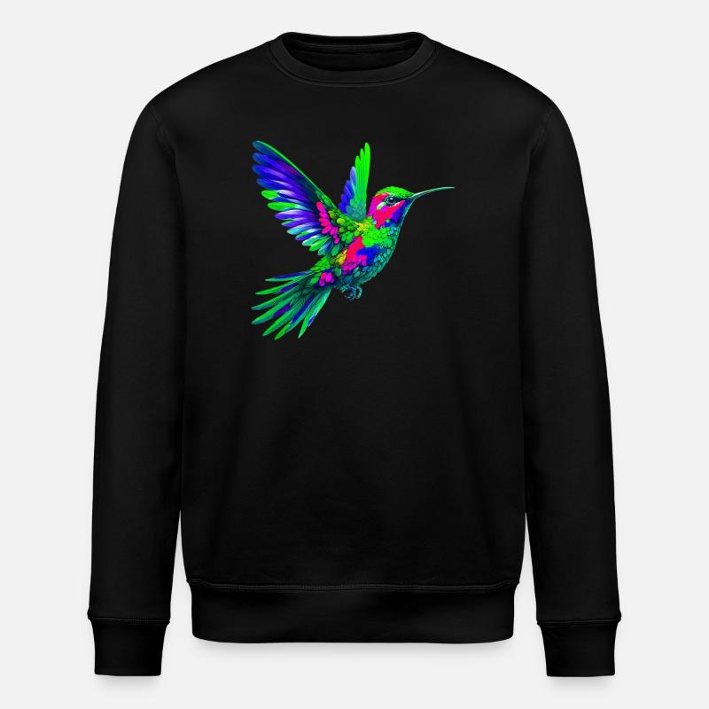 Kolibri - Stanley/Stella Unisex Bio-Sweatshirt ROLLER - Schwarz