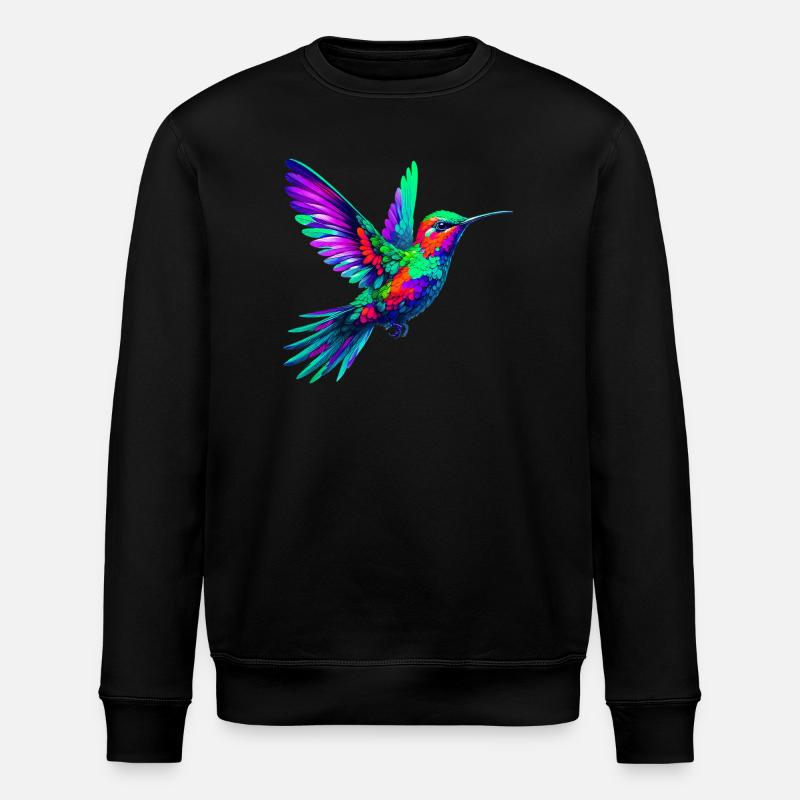 Kolibri - Stanley/Stella Unisex Bio-Sweatshirt ROLLER - Schwarz