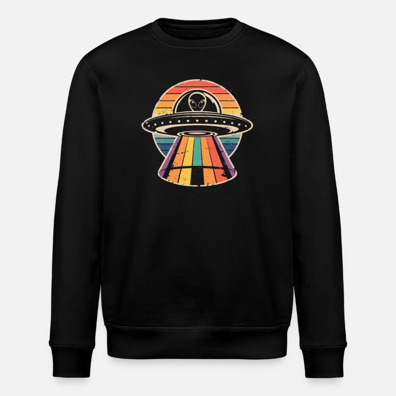 UFO-Liebhaber - Stanley/Stella Unisex Bio-Sweatshirt ROLLER - Schwarz