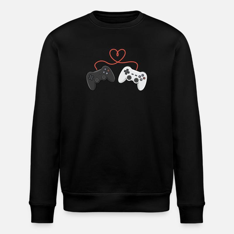 Duo des contrôleurs Heartwired - Sweat bio ROLLER Stanley/Stella Unisexe - noir