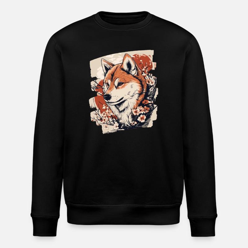 Shiba Inu - Sweat bio ROLLER Stanley/Stella Unisexe - noir