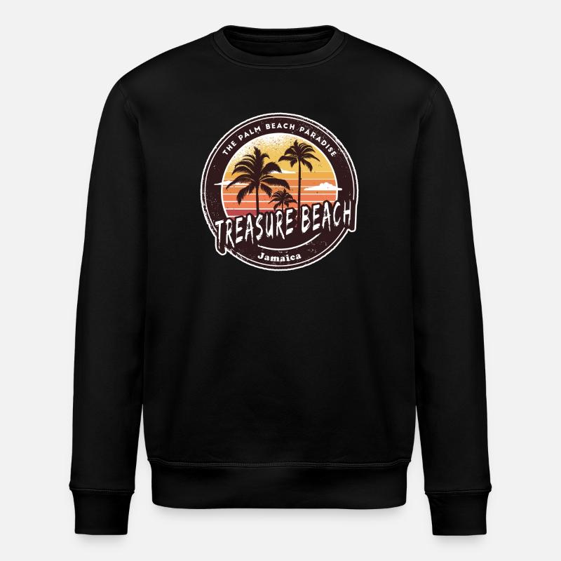 Treasure Beach Jamaica Karibik - Stanley/Stella Unisex Bio-Sweatshirt ROLLER - Schwarz