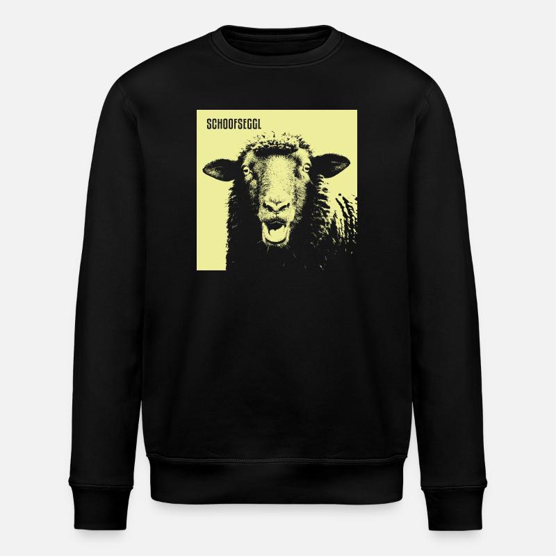 Schoofseggl - Stanley/Stella Unisex Bio-Sweatshirt ROLLER - Schwarz