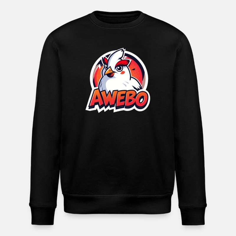 Awebo - Stanley/Stella ROLLER Unisex Organic Sweatshirt - black