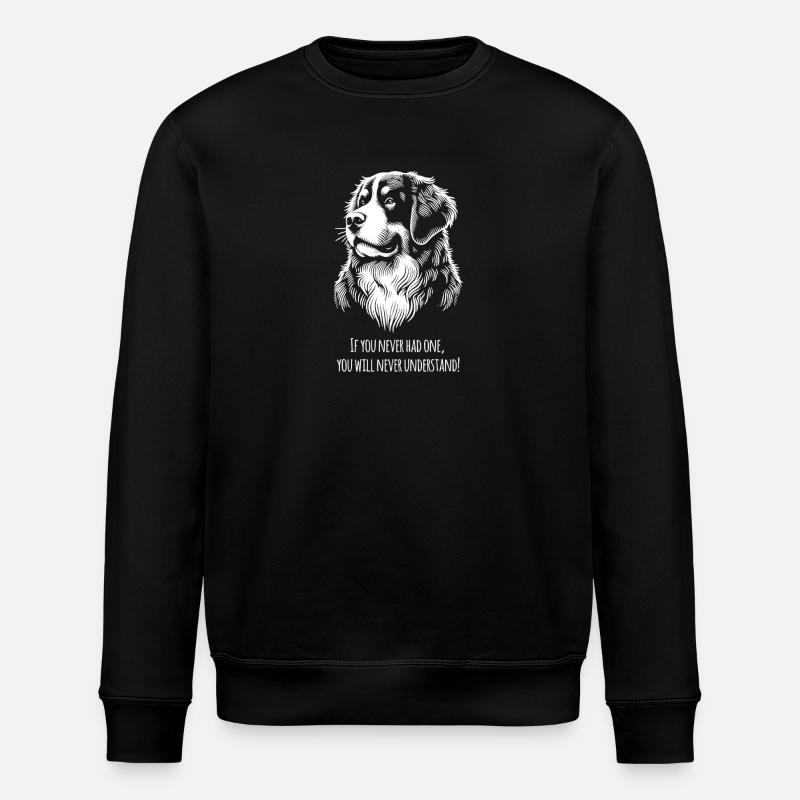 Berner Sennenhund - Stanley/Stella Unisex Bio-Sweatshirt ROLLER - Schwarz