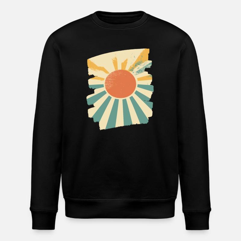 Coucher de soleil d’été - Sweat bio ROLLER Stanley/Stella Unisexe - noir