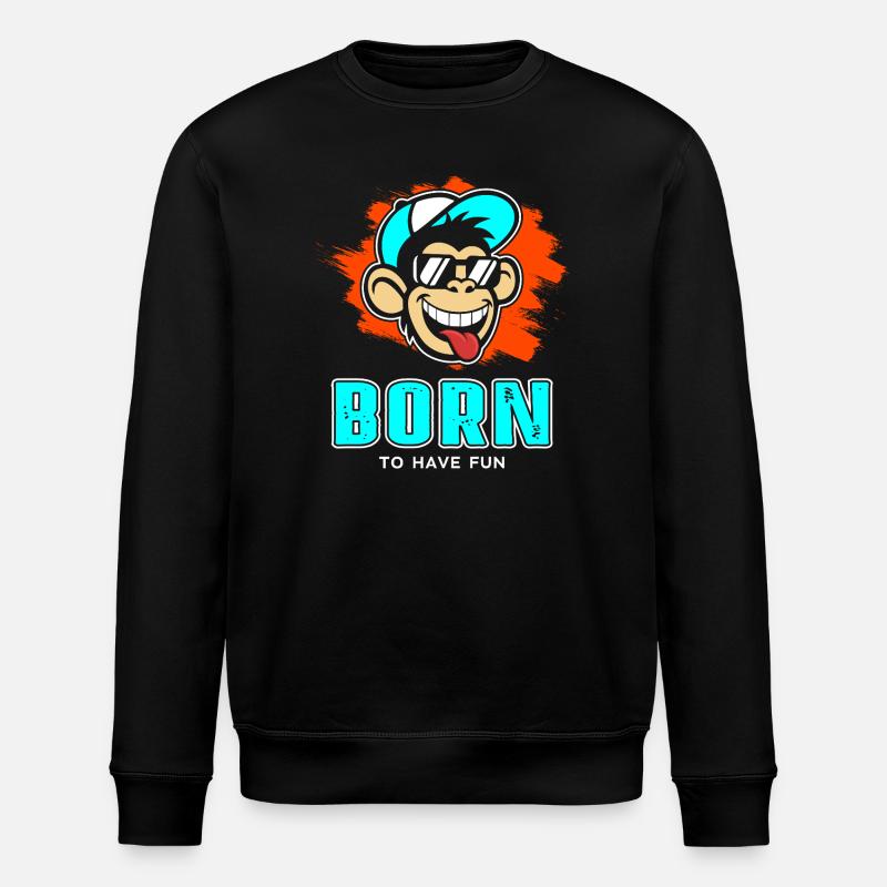 spring - Stanley/Stella ROLLER Unisex Organic Sweatshirt - black