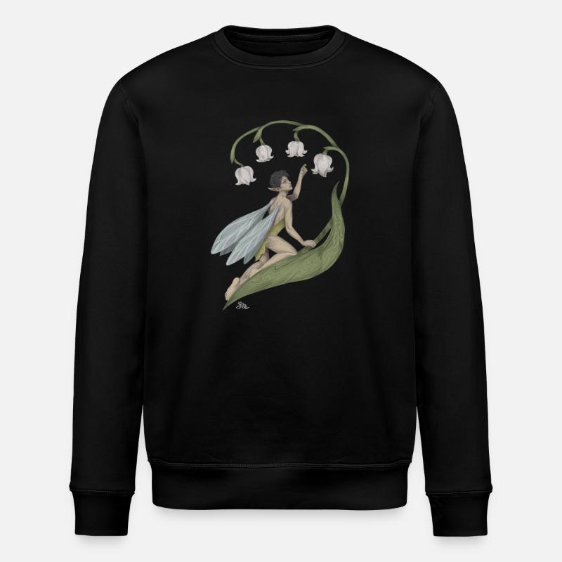 Lutin au muguet - Sweat bio ROLLER Stanley/Stella Unisexe - noir
