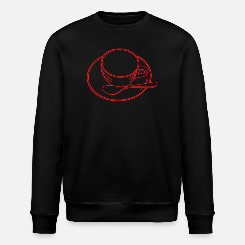 Coffee lovers - Stanley/Stella ROLLER Unisex Organic Sweatshirt - black