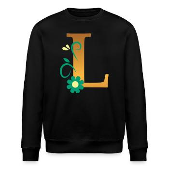 L - Stanley/Stella ROLLER Unisex Organic Sweatshirt - black - Front - Nik (191cm)