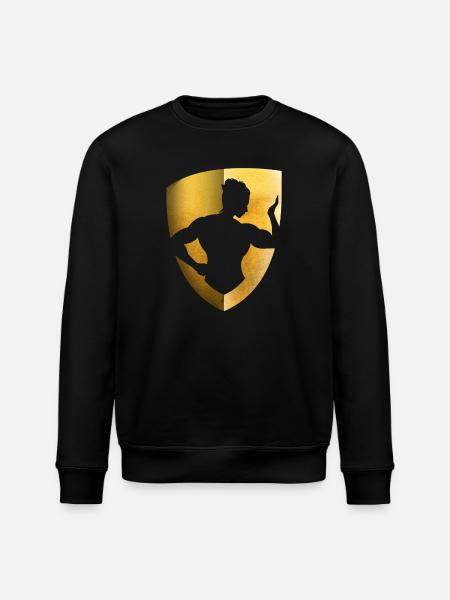 LOGO FRAU FITNESS - Stanley/Stella Unisex Bio-Sweatshirt ROLLER - Schwarz
